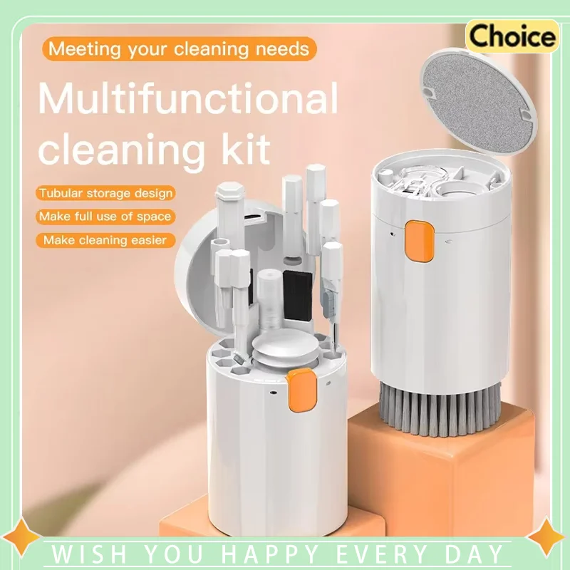 20 in 1 Multifunctional Electronics Cleaning Kit for Phone/Tablet/Laptop/AirPods/Keyboard - Portable Travel Design with Microfib