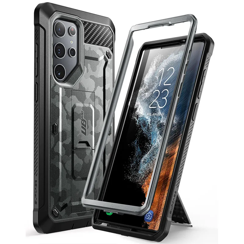 SUPCASE For Samsung Galaxy S22 Ultra Case (2022) 6.8 inch UB Pro Full-Body Holster Cover WITHOUT Built-in Screen Protector