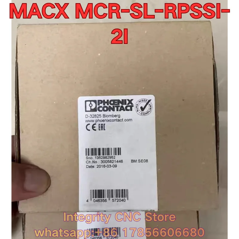 New MACX MCR-SL-RPSSI-2I PLC module 2924825