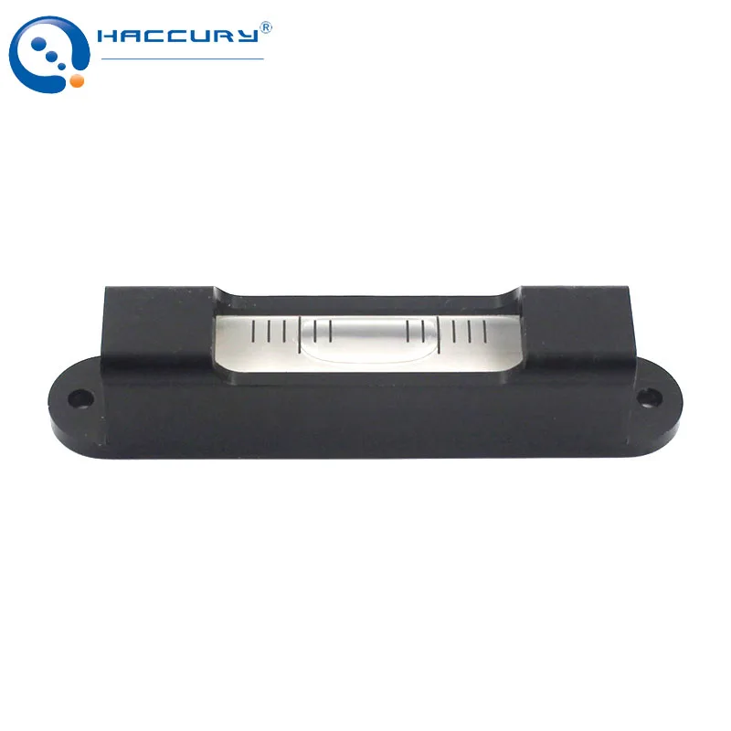 Striscia di livello a bolla ad alta precisione 85 * 16 * 18,5 mm Accurità multiple con fori di installazione Attrezzatura Strumenti di livellamento della macchina 1 PZ