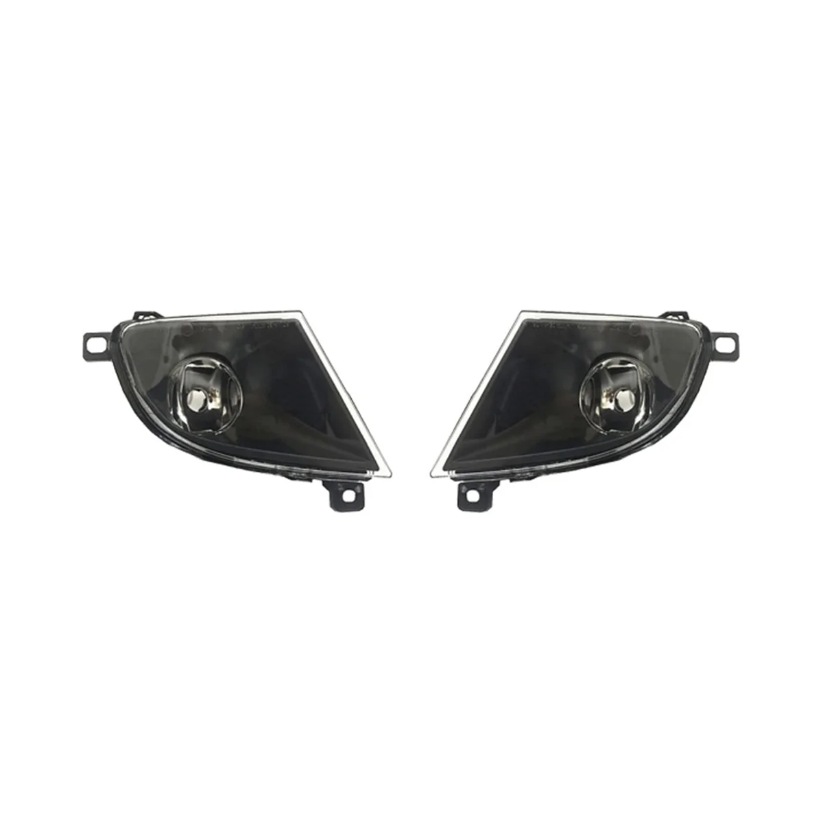 

1Pair Car Front Bumper Fog Lights Driving Lamp Without Bulb for BMW 5 Series E60 E61 2007 2008 2009