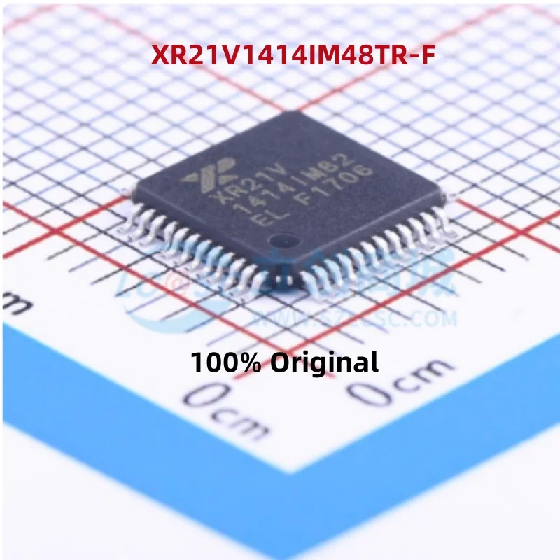 

2PCS 100% New XR21V1414IM48TR-F TQFP48 XR20M1172IG28TR-F TSSOP-28 Brand New Original Chips ic
