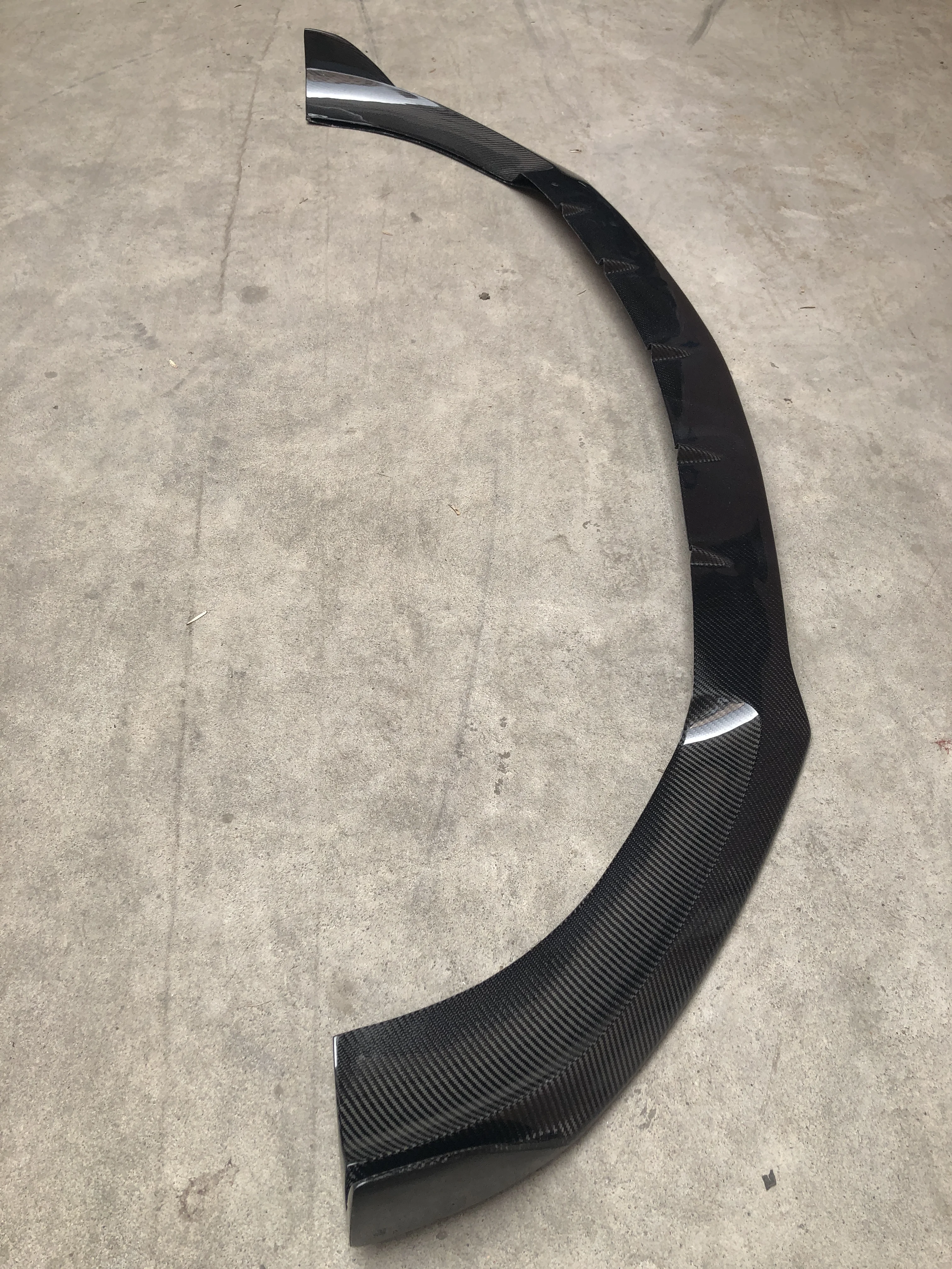 for E63 S Sedan 4-door 2016-2020 Carbon Fiber Car Front Bumper Lip