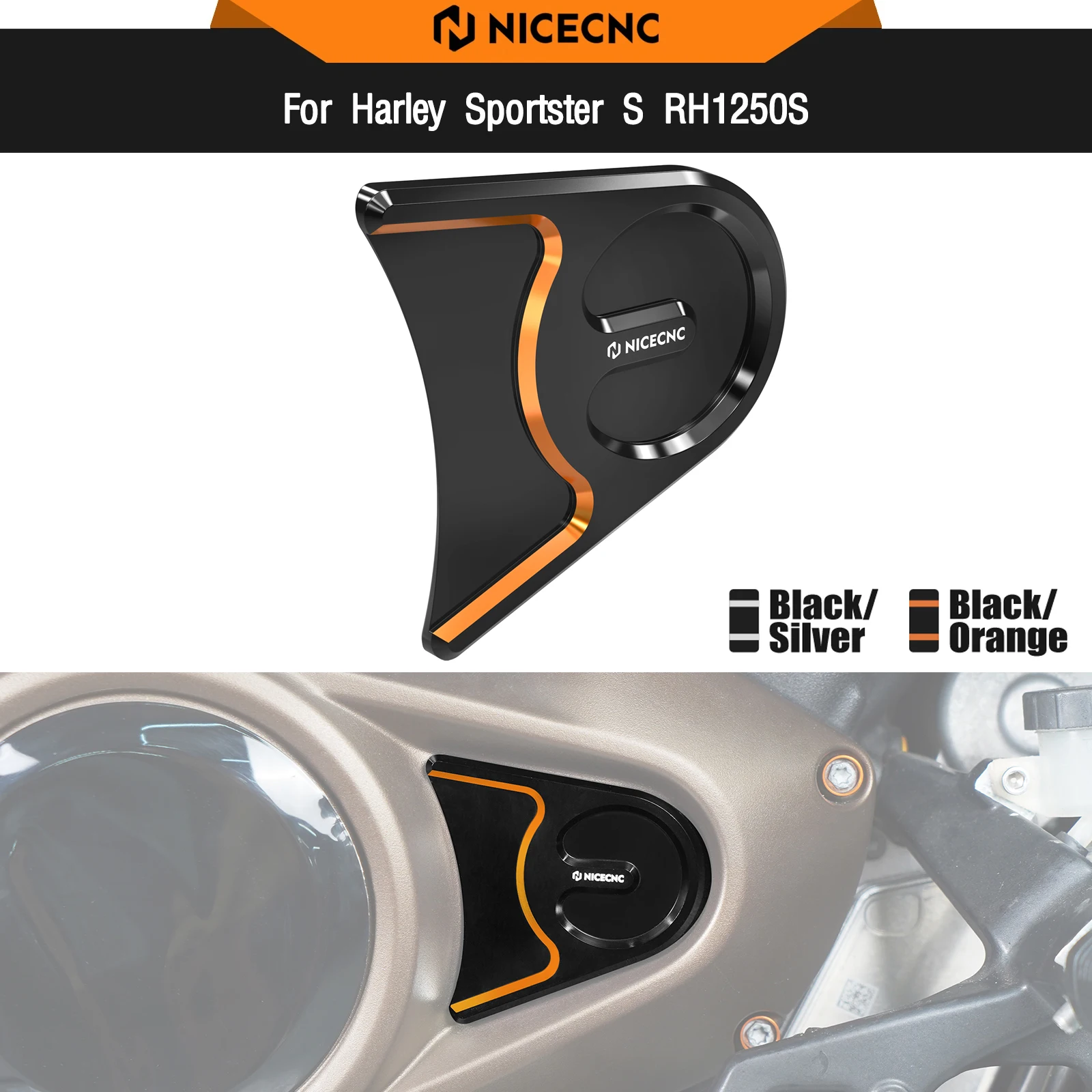 

For Harley Sportster S RH1250S 2021-2024 Timer Cover Cap Timer Medallion Pan America 1250 RA1250 Nightster RH975 2023-2024