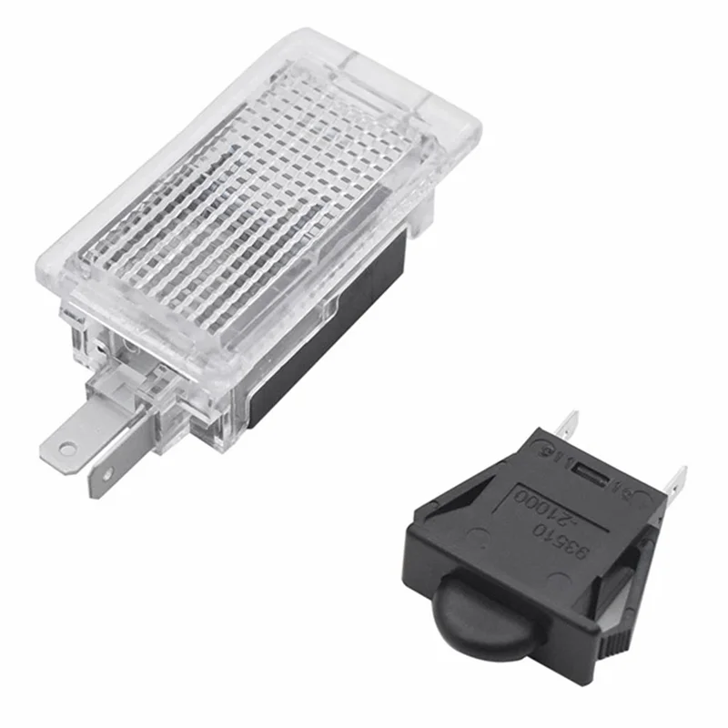 F9-9351021000 صندوق القفازات مفتاح لمبة أسود مباشر مناسب سهل التركيب البلاستيك التوصيل والتشغيل لملحقات كيا سيراتو فورتي #2