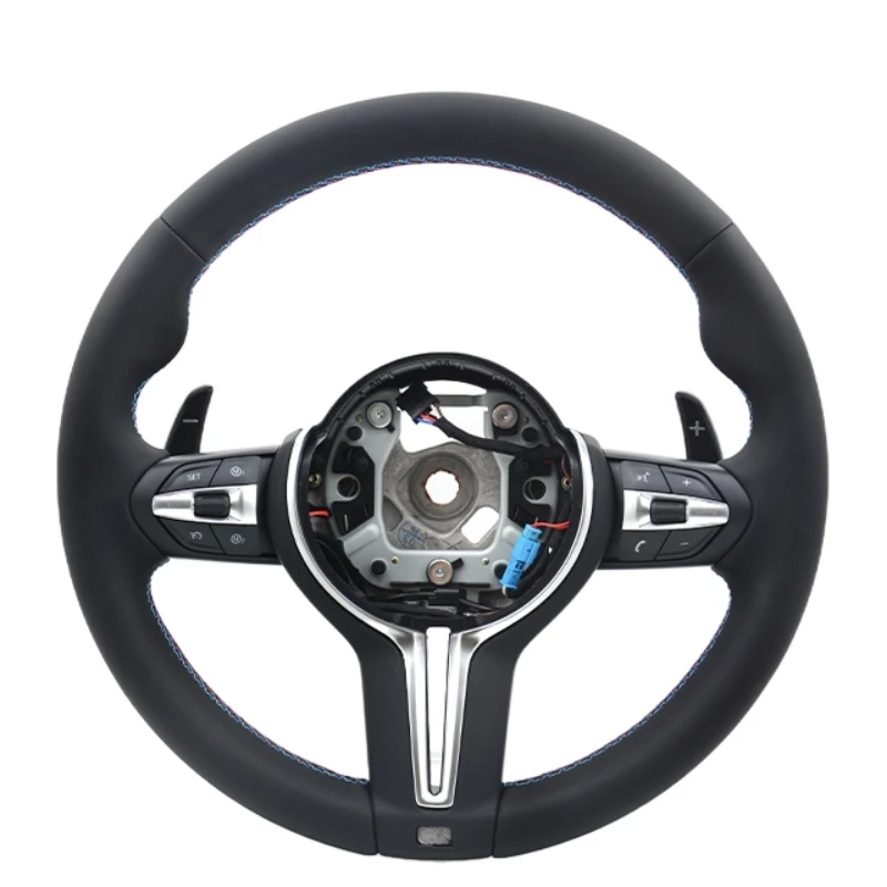 

For BMW F30 F31 F10 F11 F20 F21 F01 F02 F34 F32 F33 F36 F22 F23 F46 1 2 3 4 5 6 7 Series Leather Steering Wheel