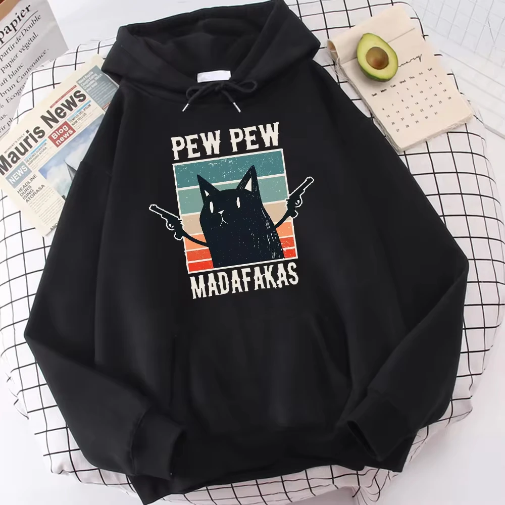 

Pew Pew Cute Funny Graphics Printed Sweatshirt Men Autumn O-Neck Hooded Fashion Oversize Hoodies Unisex Fashion Casual Tracksuit