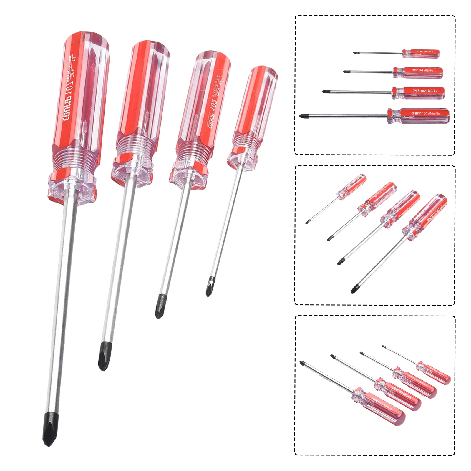 

4pcs Nonslip Magnetic Y0 Y1 Y2 Y3 Screwdriver Set Precise Tip Exquisite Workmanship Tools for Furniture Repair