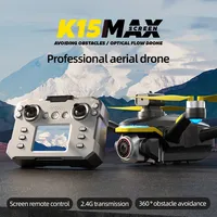 2025 New K15MAX Brushless Optical Flow Screen Control Four sided Obstacle Avoidance Electric Adjustable Lens mini drone met came