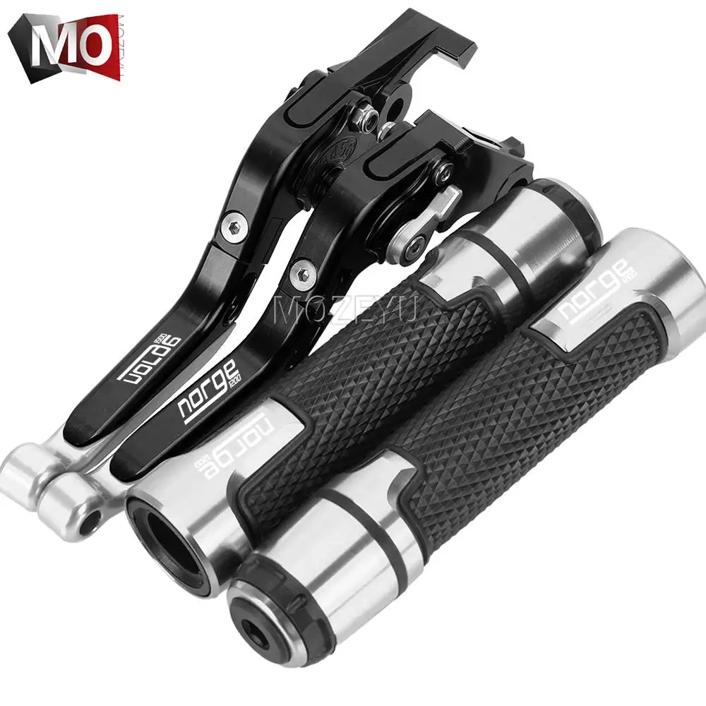 

For MOTO GUZZI NORGE1200 NORGE 1200 GT8V 2006-2013 2014 2015 Motorcycle Adjustable Brake Clutch Levers Handlebar Hand Grip ends