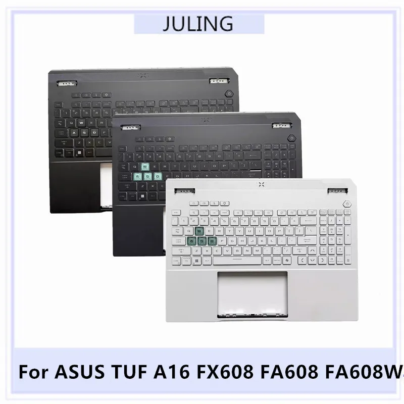NEW Original For ASUS TUF A16 FX608 FA608 FA608W Laptop Palmrest Keyboard Bezel with US Language Keyboard