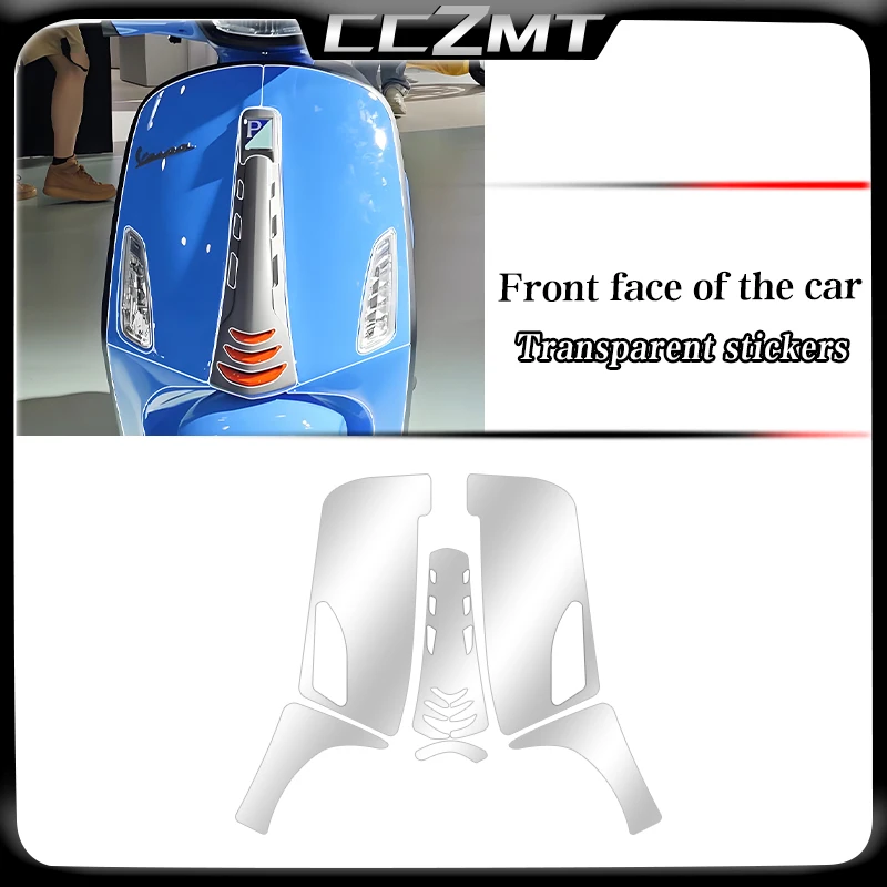 For Vespa SPRINT 150 Sprint 150 2024 Invisible Car Coat Fuel Tank Protection Stick Body Protection Film Modified Accessories