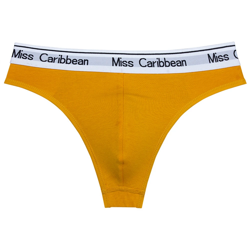 Sexy Mens Sport Briefs Cotton T-Back Low Waist Adult Underwear Soft Sleep Bikini Breathable Panties Very Hot Lingerie Fashion