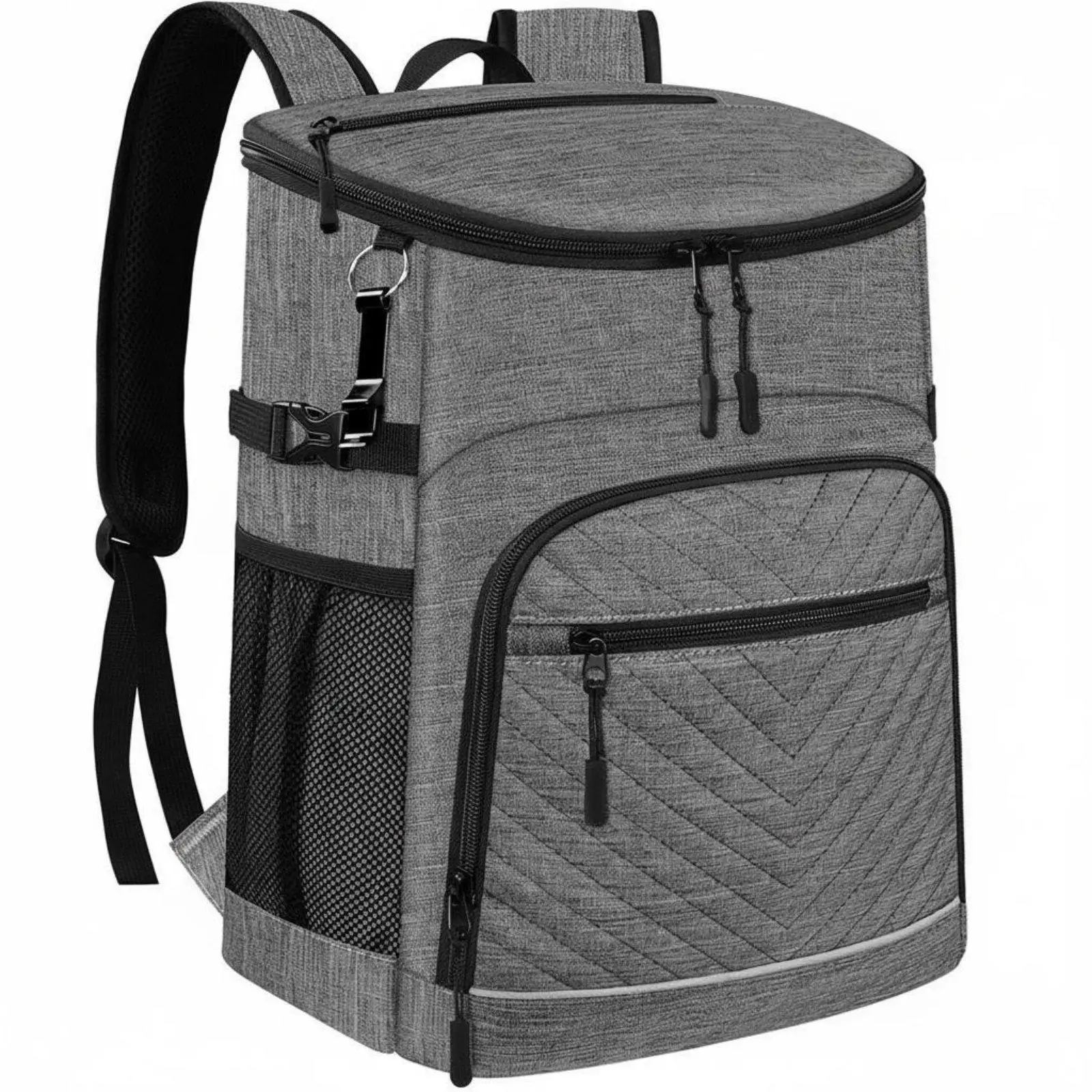 Insulated Backpack Chiller Large Capacity Picnic Chiller Bag Quilted Design
