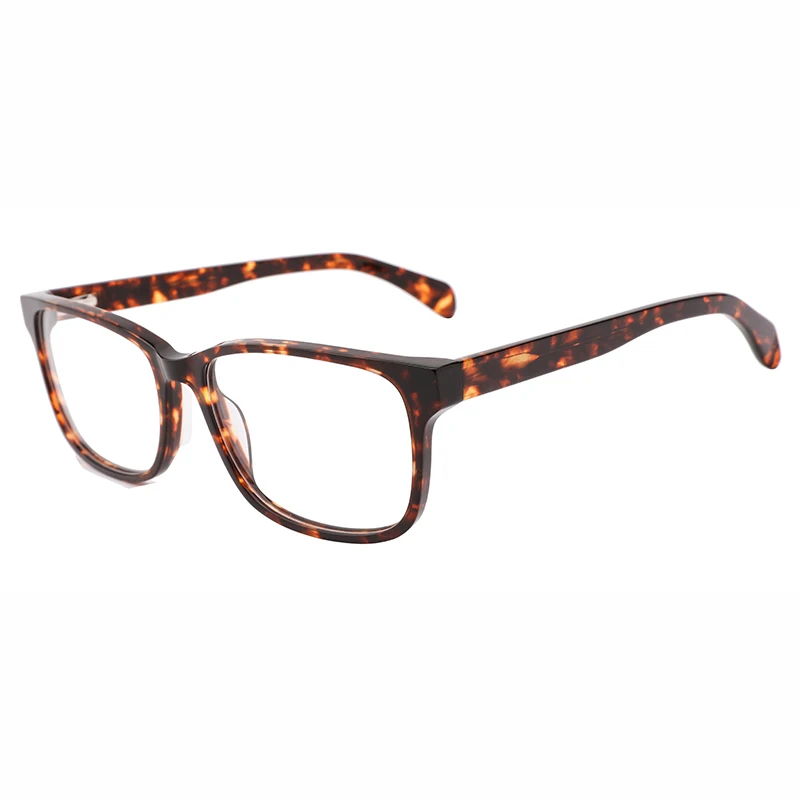 Kirka Men's Large Rectangle Optical Glasses Frame Sheet Black Prescription Myopia Adult Eyeglasses WD1560