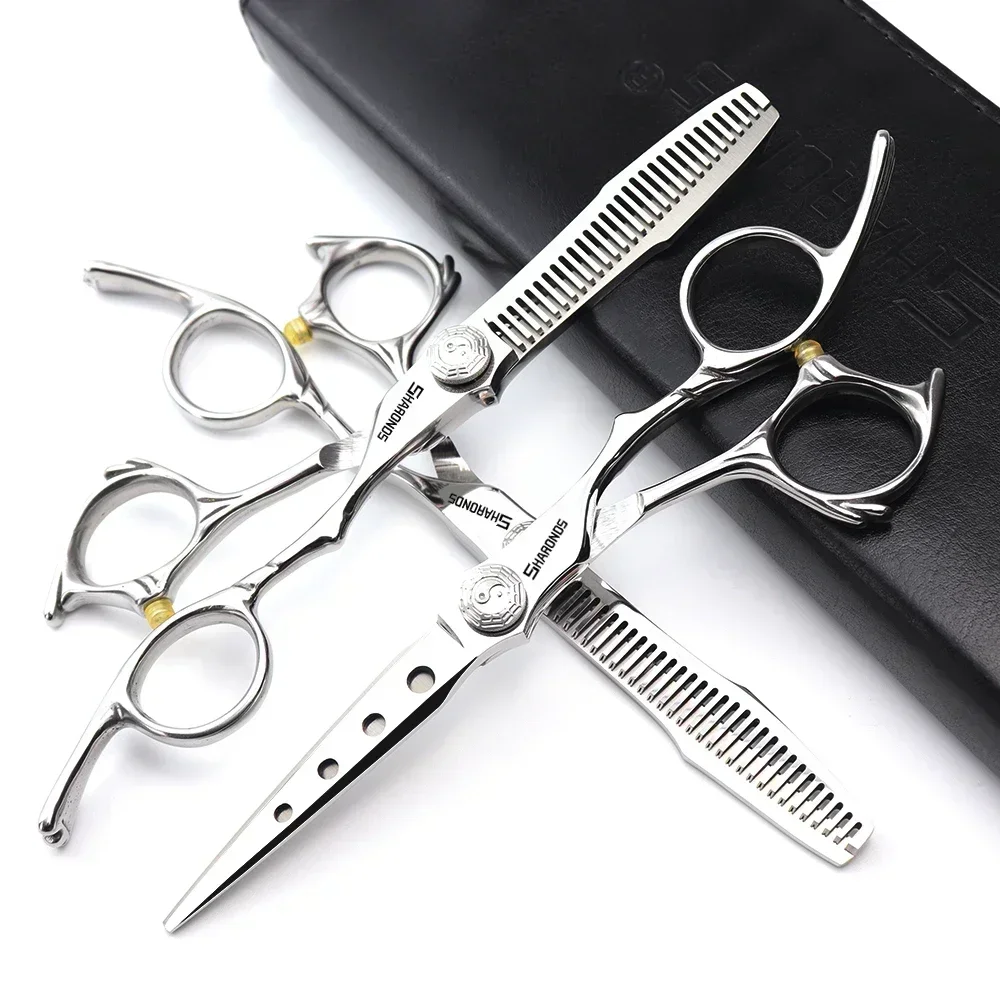 Pet Grooming Dedicated Scissors, Japanese Steel Barber Shears, Hairdressers Clipers, Hair Scissors, 6 Inch, 440C