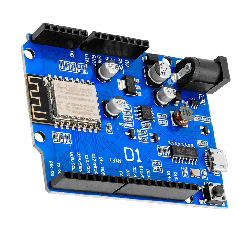 Placa D1 Nodemcu ESP8266MOD-12F, módulo Wifi, Compatible con Arduino, 3 unidades