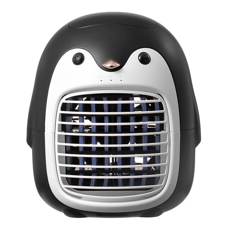 SX-HF03 Penguin Water Cooling Spray Fan, USB Mini Desktop Refrigeration and Humidification Air Conditioning