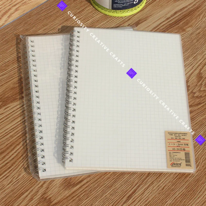 A4 Simple Grid Notebook IMPROVE YOUR PRODUCTIVITY Office School Notepad Creative Drawing Graffiti Book Daily Memo ENTJ INTJ Gift