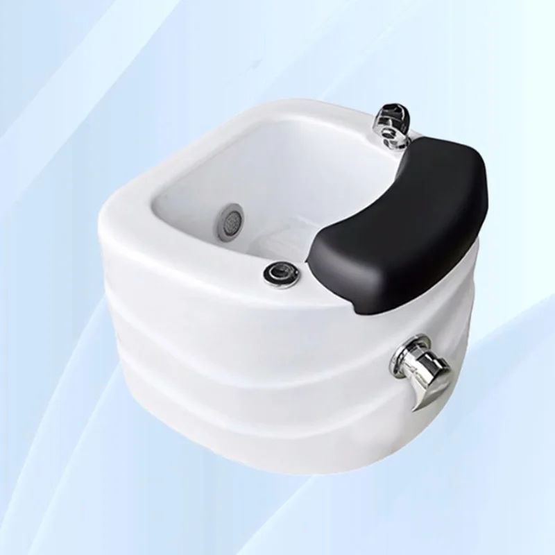 

Multi Functional Foot Bath Basin with Seven Color Lights Semi Circular Health Massage Foot Bath Basin and Surfing Foot Bath Pool