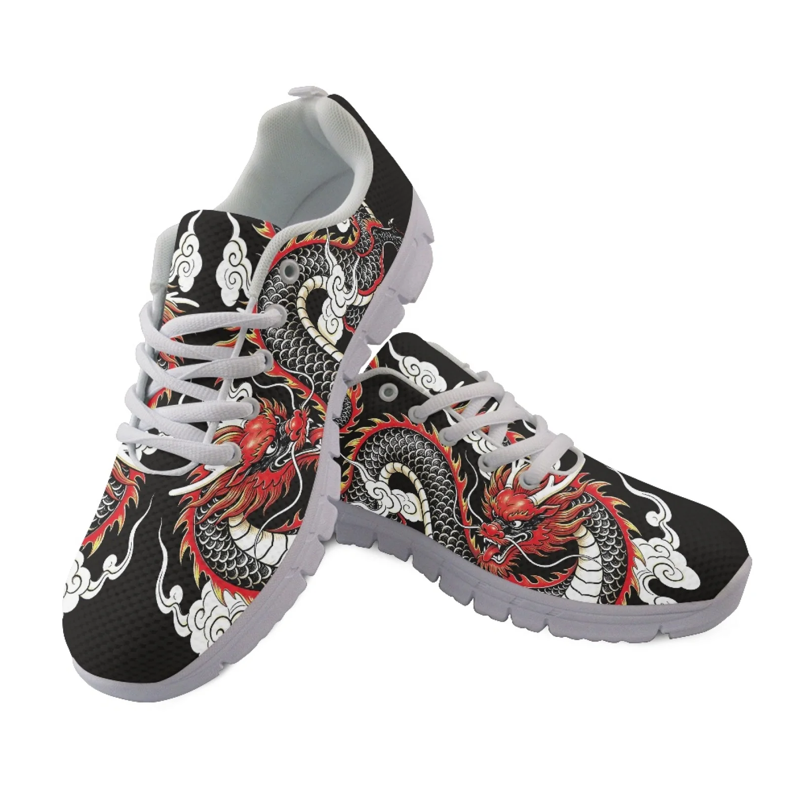 Coloranimal Cute Pink Dinosaur Breathable Walking Sneakers for Women Mesh & EVA Sole Walking Footwear 2026 Trending