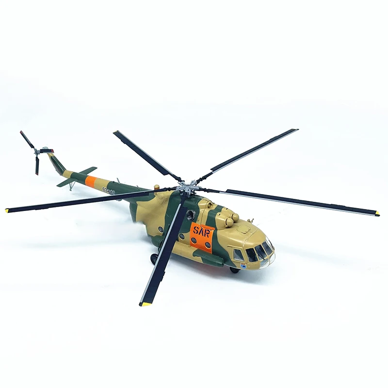 Diecast 1:72 Scale Russian MI-8 Transport Helicopter Simulation Finished Model Aircraft Series Collection Gift Toys