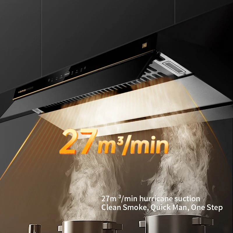 Popular Top Exhaust Kitchen Chimney Range Hood Household Kitchen T-Type Range Hood