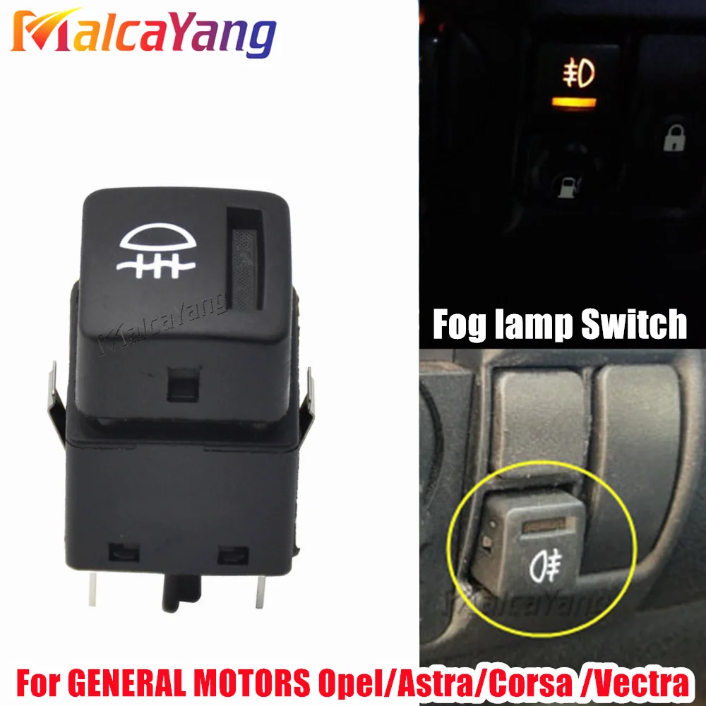 90228200 Car Fog Light Control Switch Push Button for Opel Calibra Astra F Corsa A Corsa B Tigra A 1995 1996
