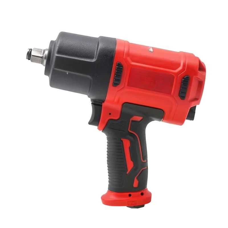 1750NM High Torque 1/2 Inch Drive Pneumatic Wrench Double Hammer Impact Car Tire Removal Powerful Air Cannon