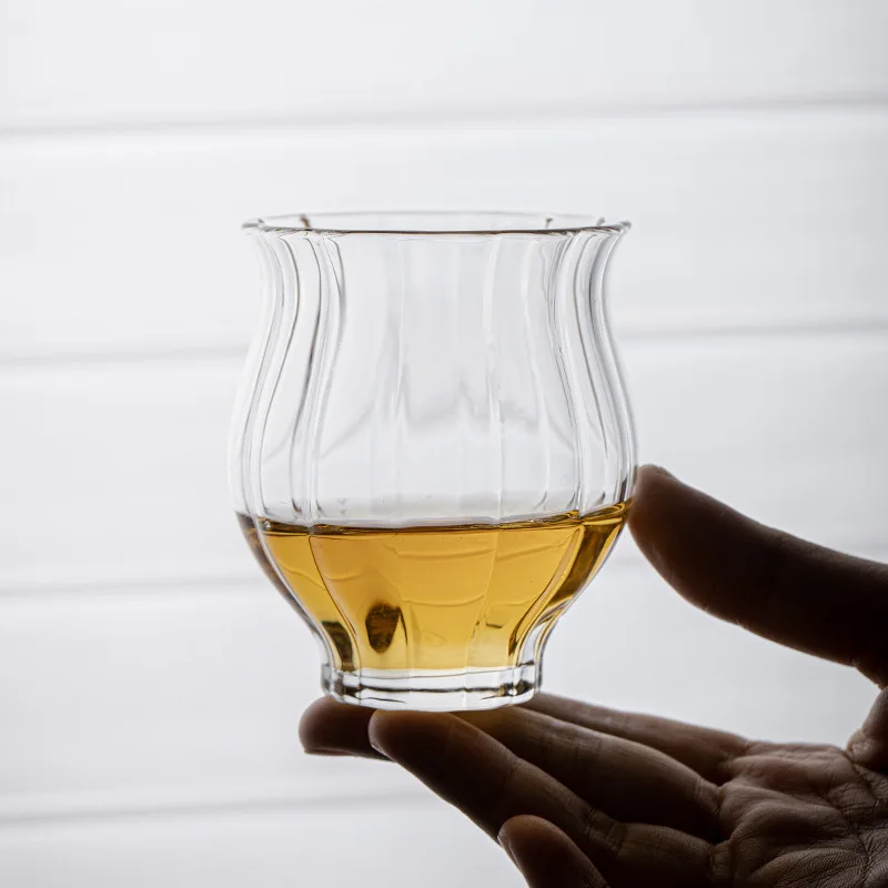 

Janpanese Style Heat-Resistant Glass Teacup Transparent Master Cup Household Kung Fu Tea Set Teaware Decorative Accessories