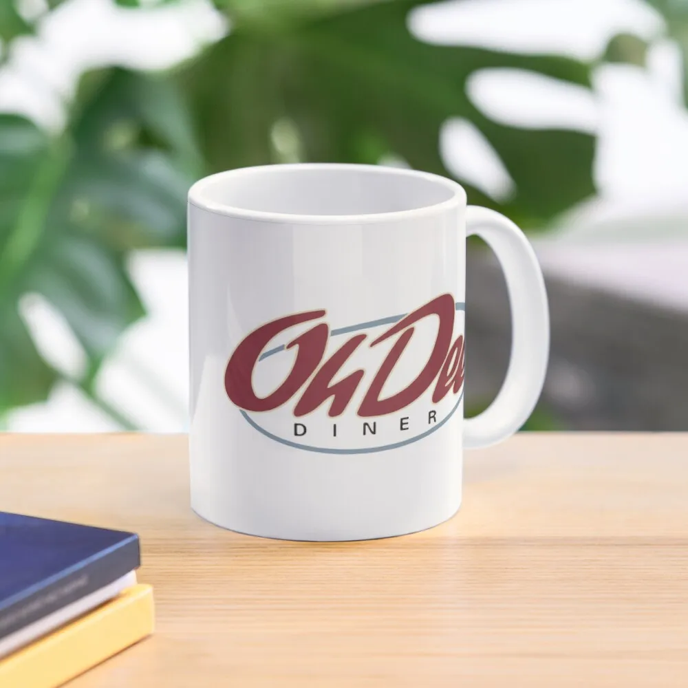 Oh Deer Diner Classic  Mug Coffee Photo Image Picture Simple Handle Round Gifts Drinkware Printed Cup Design Tea