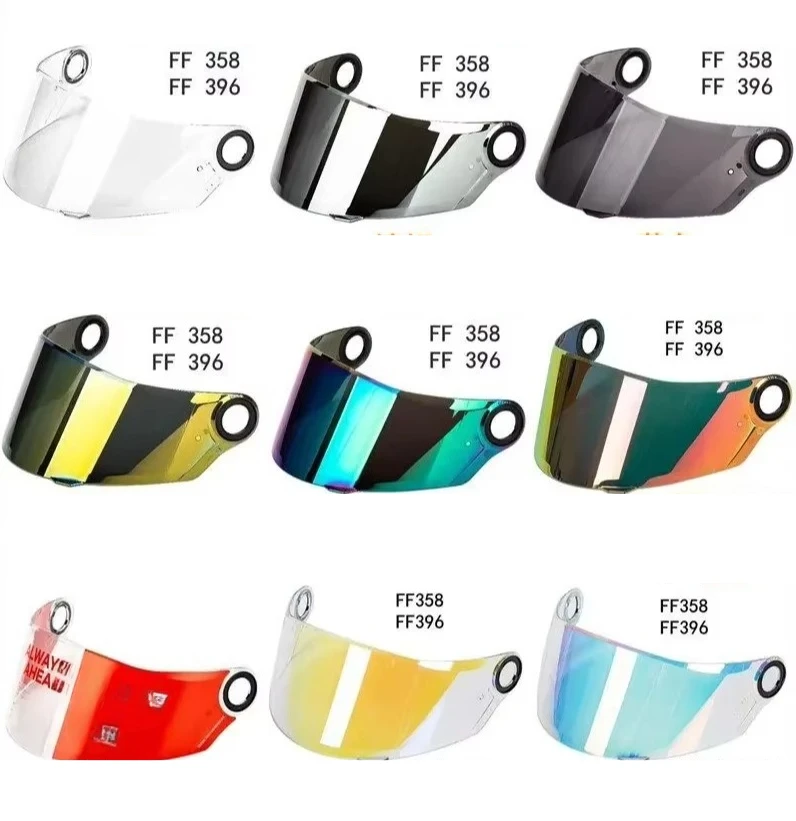 Motorcycle Helmet Visor Shield, Replacement Goggles Lens Compatible with LS2 FF300 FF358 FF396 FF-MHR-48, Helmet Accessories