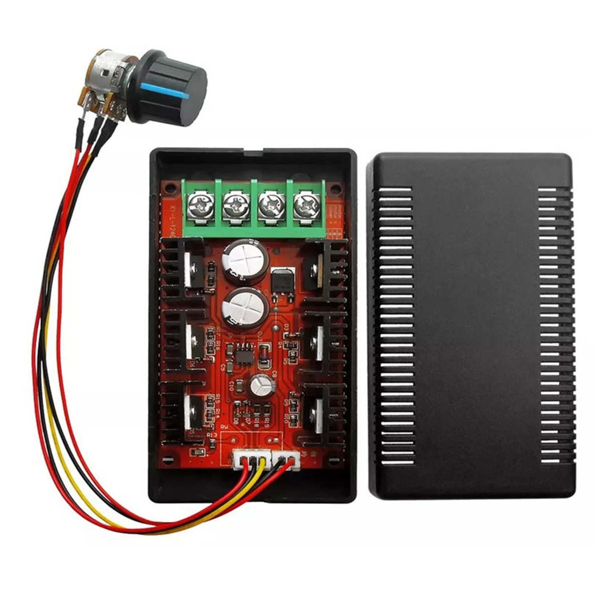 B52C 2000W DC12V/24V/48V MAX 40A DC Motor Speed Controller PWM Voltage Regulator Adjustable Power Control HHO RC Fan Governor