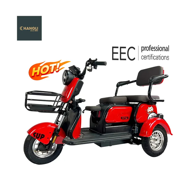 

CHANGLI 48 В, грузовой тук-тук, лучшее качество, 3-колесный электрический трехколесный велосипед для взрослых, моторизованный автомобиль с напряжением 60 В"