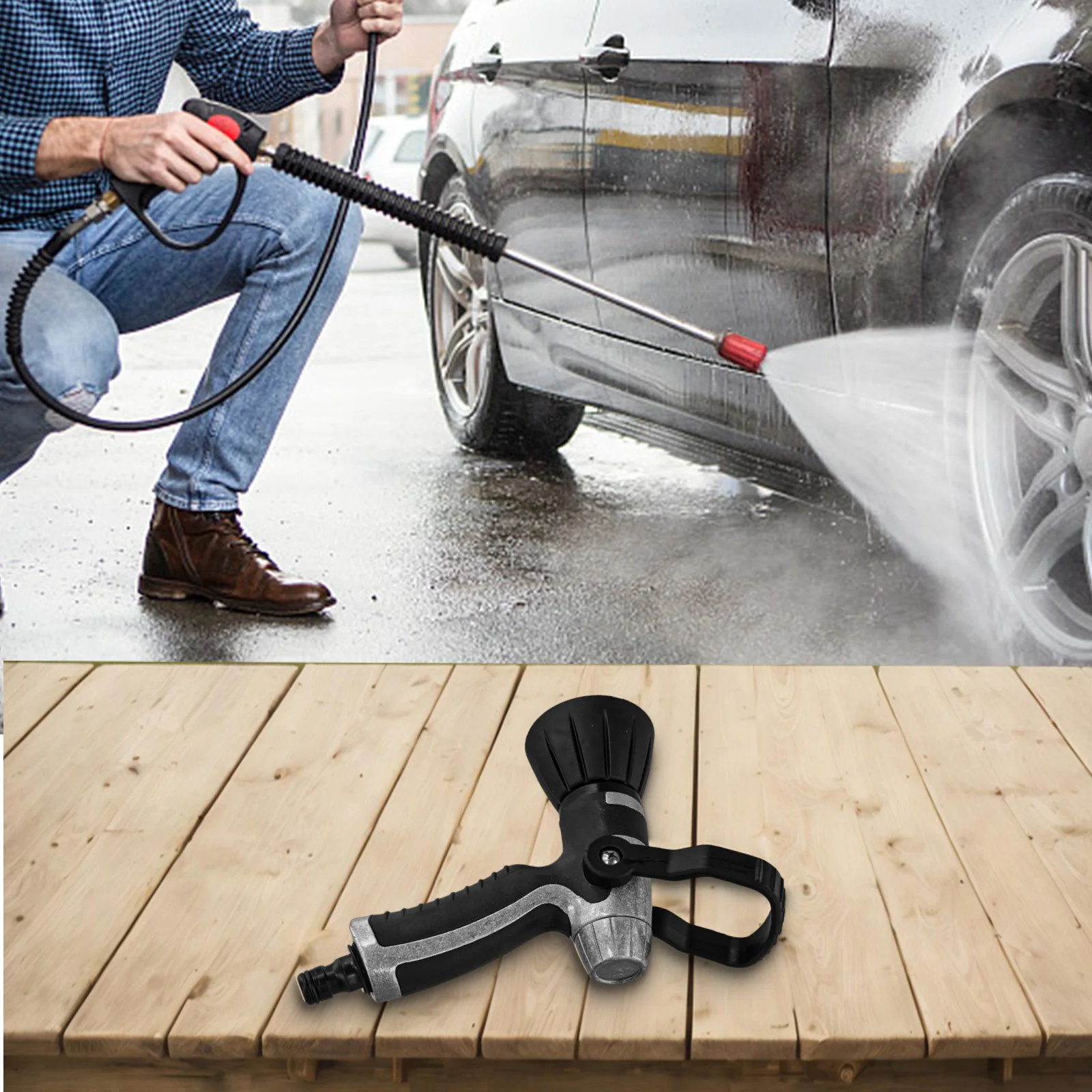 

Nozzle Adjustable High Pressure High Pressure Garden Hose Multi Mode Spray Sprinkler Tool Features Product Name