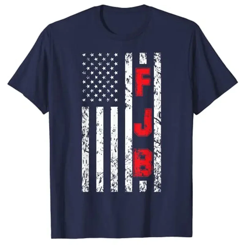 Pro America USA US Flag F.J.B. Funny Saying Quote Vintage T-Shirt Customized Products