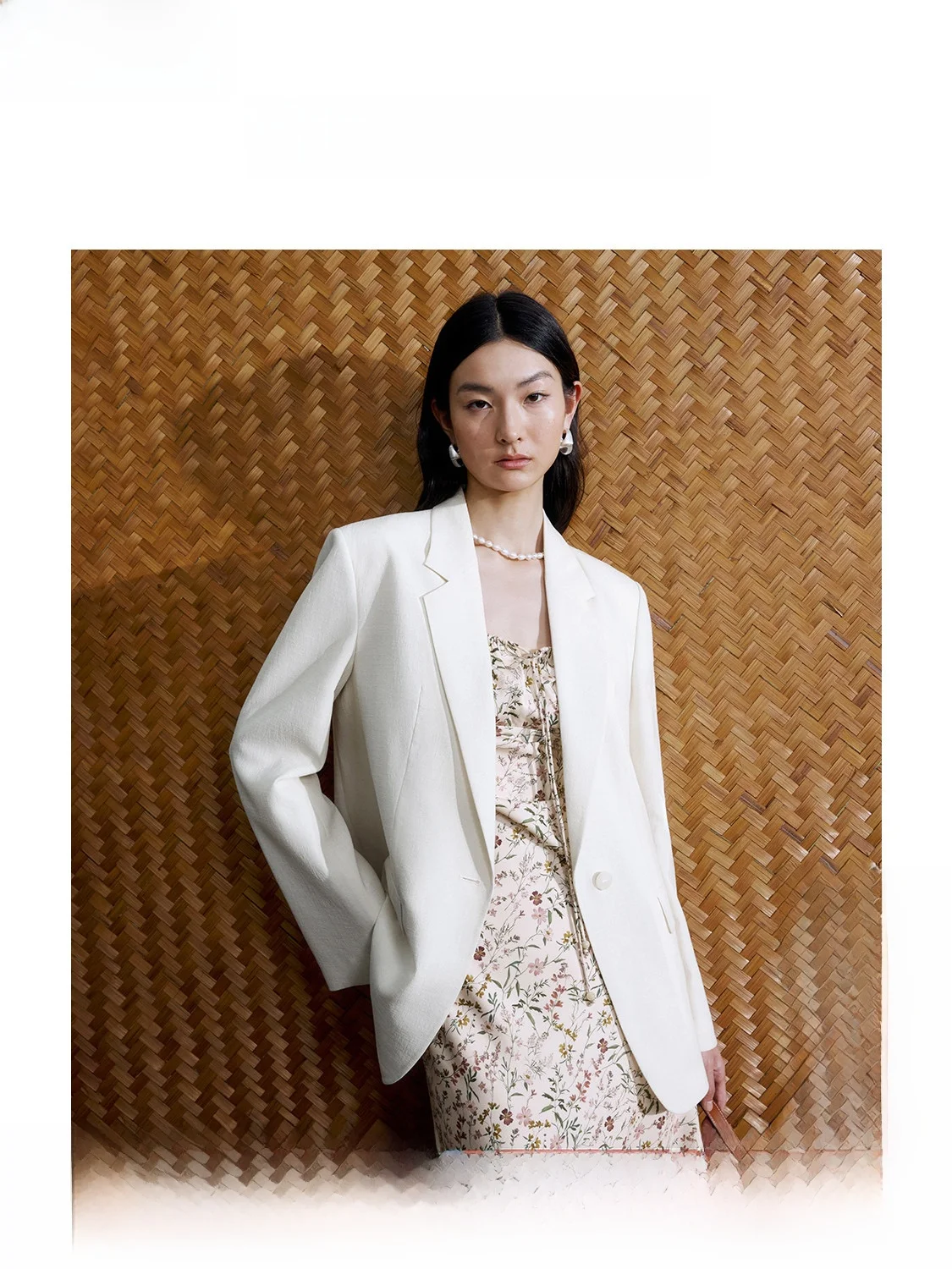 

ZhiZhi unao New Tee Acetate Women's Suit Jaet Faionable Profional Commute Versatile Summer 2025 Long Sve One ...