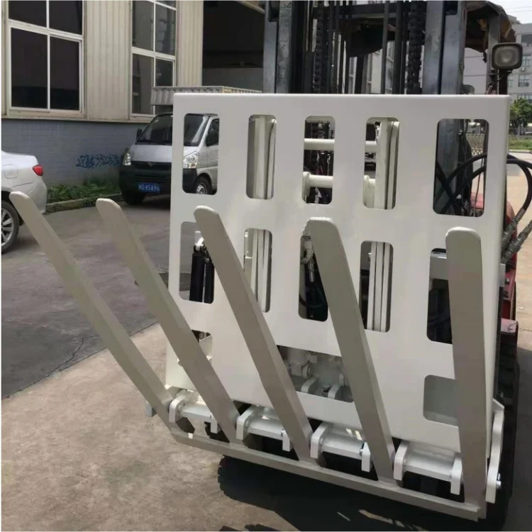 PLB20E Forklift Bag Load Push Attachment Can Be Customized With Optional String Rods