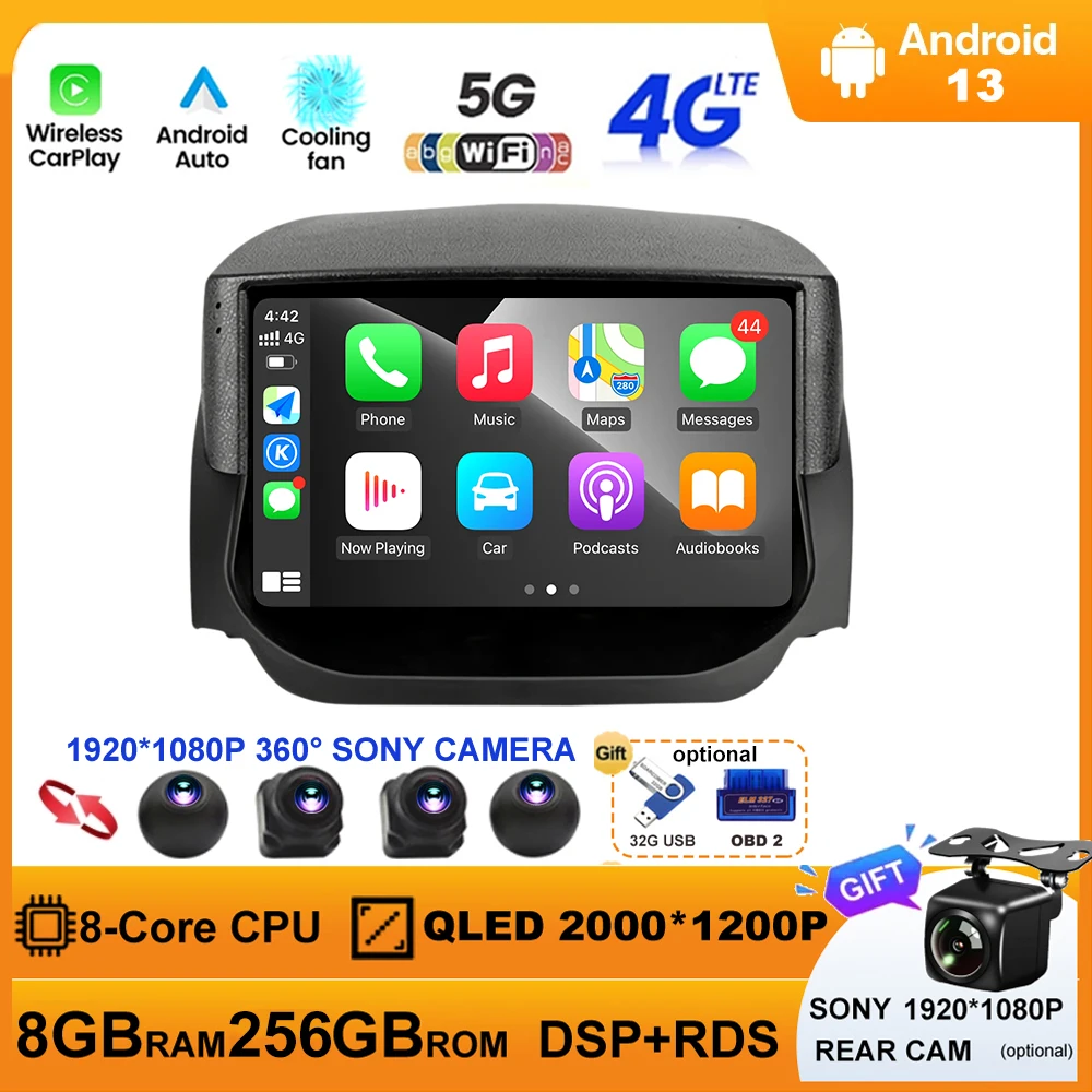 

Android 13 Car RadioFor Ford EcoSport 2013-2017 Multimedia Video Player Stereo Autoradio Carplay GPS Navigation 5G WIFI DSP