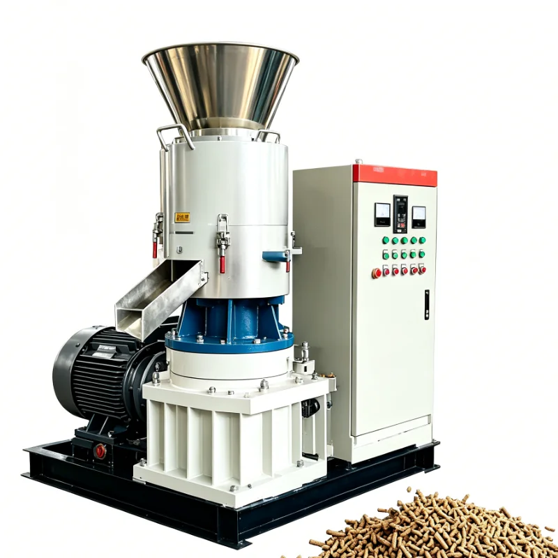 Customized Commercial Pellet Mill Heavy Duty Wood Pellet Machine for Sawdust Biomass Fuel Production Factory Price