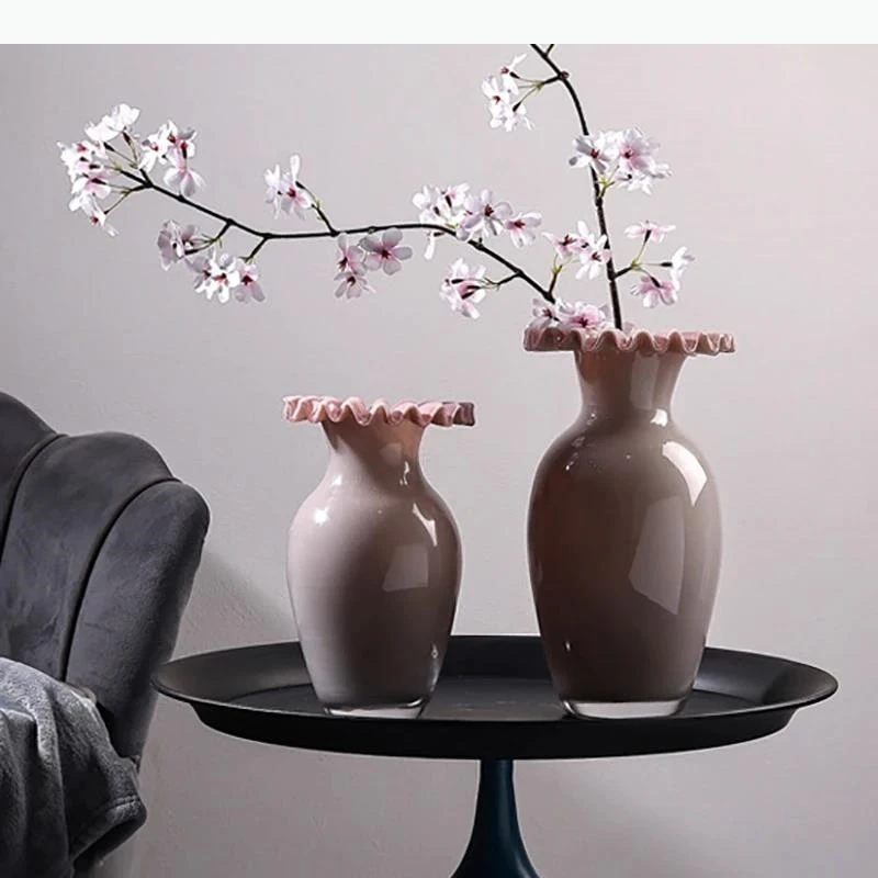 

Flower Glass Vase Hydroponics Plant Pot Desk Decoration Flowers Arrangement Floral Vases Room Aesthetic Decor