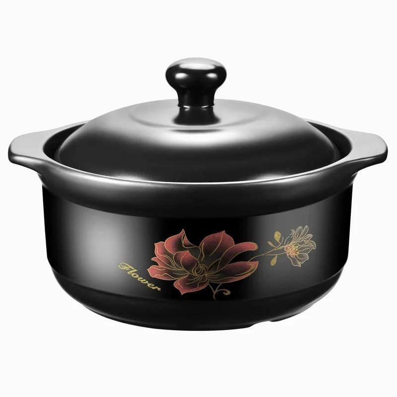 Chinese Cookware Stew Pots Ceramic Casserole Non Stick Soup Pot Food Stewpan Cooking Kitchen Kitchenware