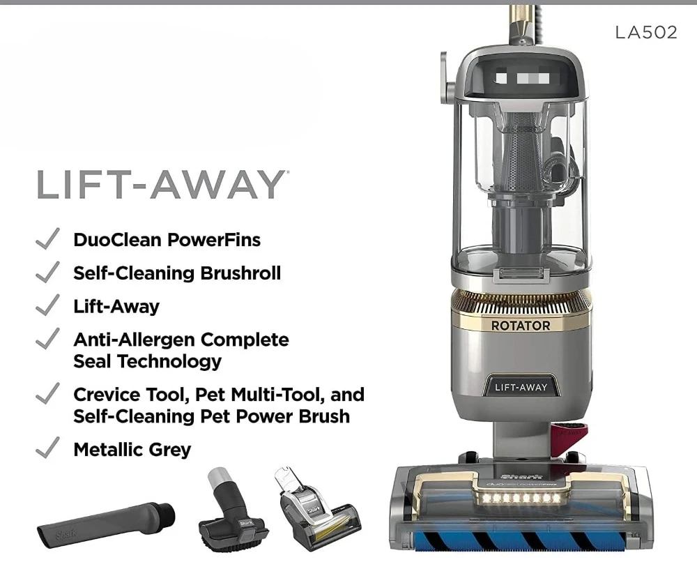 for  Rotator Vacuum Vacuum with Self Brushroll Powerful Pet Hair Pickup and HEPA Filter, Lift-Away Upright w/Duo Clean