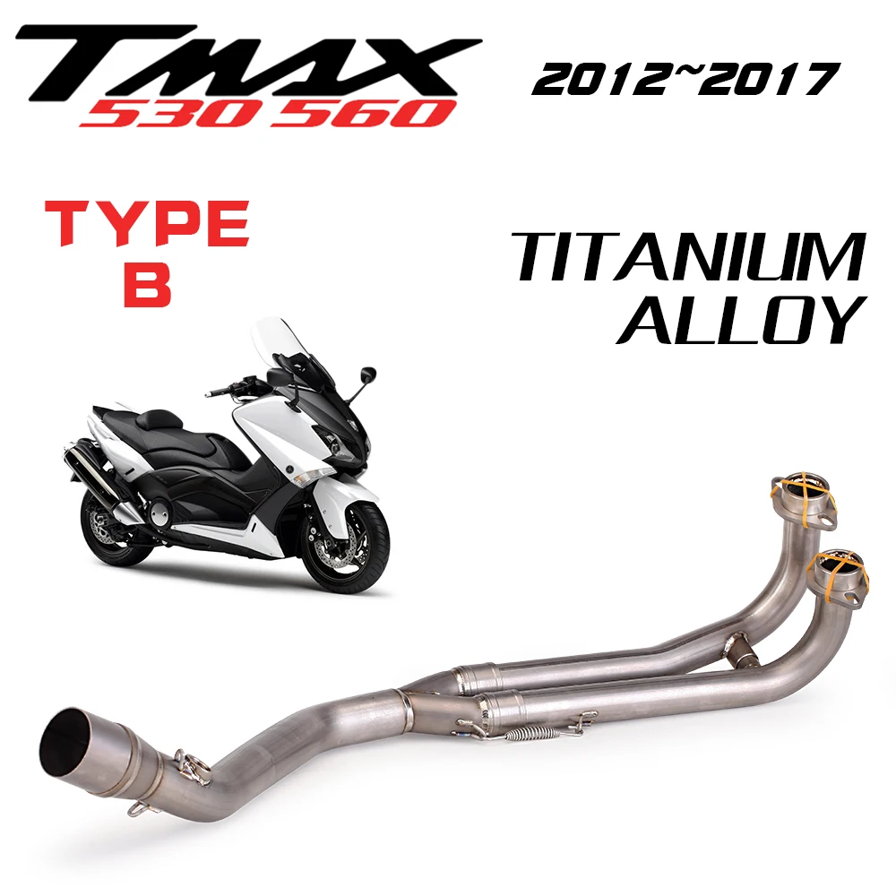 

Motorcycle Exhaust Middle Pipe Link Pipe For T-MAX Tmax 350 500 530 T-MAX 500 530 2010-2016