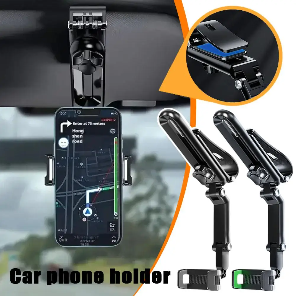 Car Mobile Phone Stand Sun Visor Navigation Car Support Car Vision Phone General Multi-functional Mobile Stand Stand Direct D4Q8