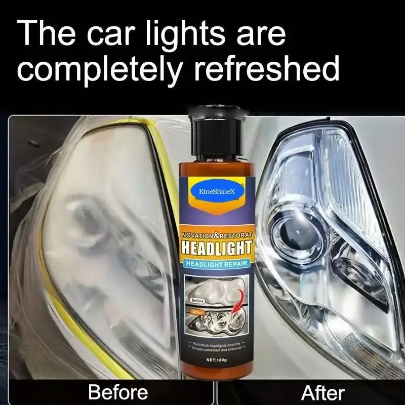 

YC4 Комплект для восстановления автомобильных фар, жидкость для полировки фар, средство для чистки автомобильных фар, очиститель для окисления, ремонтная паста