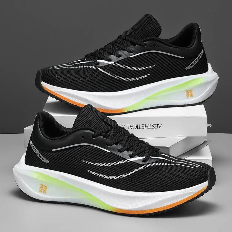 

Повседневная спортивная обувь унисекс, четырехсезонная уличная модная удобная толстая подошва, износостойкие дышащие повседневные кроссовки для бега