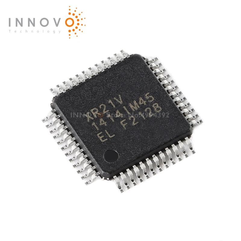 2PCS XR21V1414IM48TR-F XR21V1414IM48 UART FIFO USB QUAD TQFP-48 IC CHIP New original