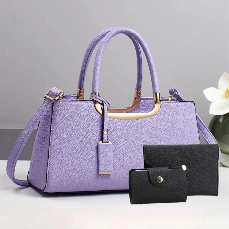 PU Leather Crossbody Shoulder Bags, Adjustable Strap, Plain Design, All Seasons, Perfect Gift for Mom & Girlfriend view 5