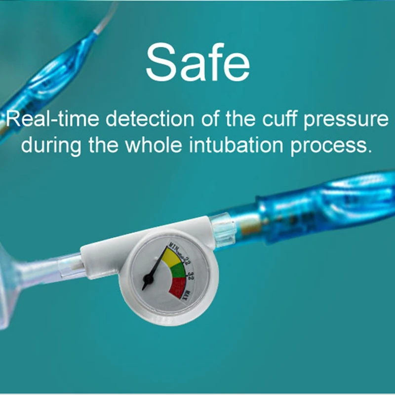 Endotracheal Intubation Air Bag Pressure Gauge Intubation Balloon Saturation Monitoring For Endotracheal Tube Veterinary